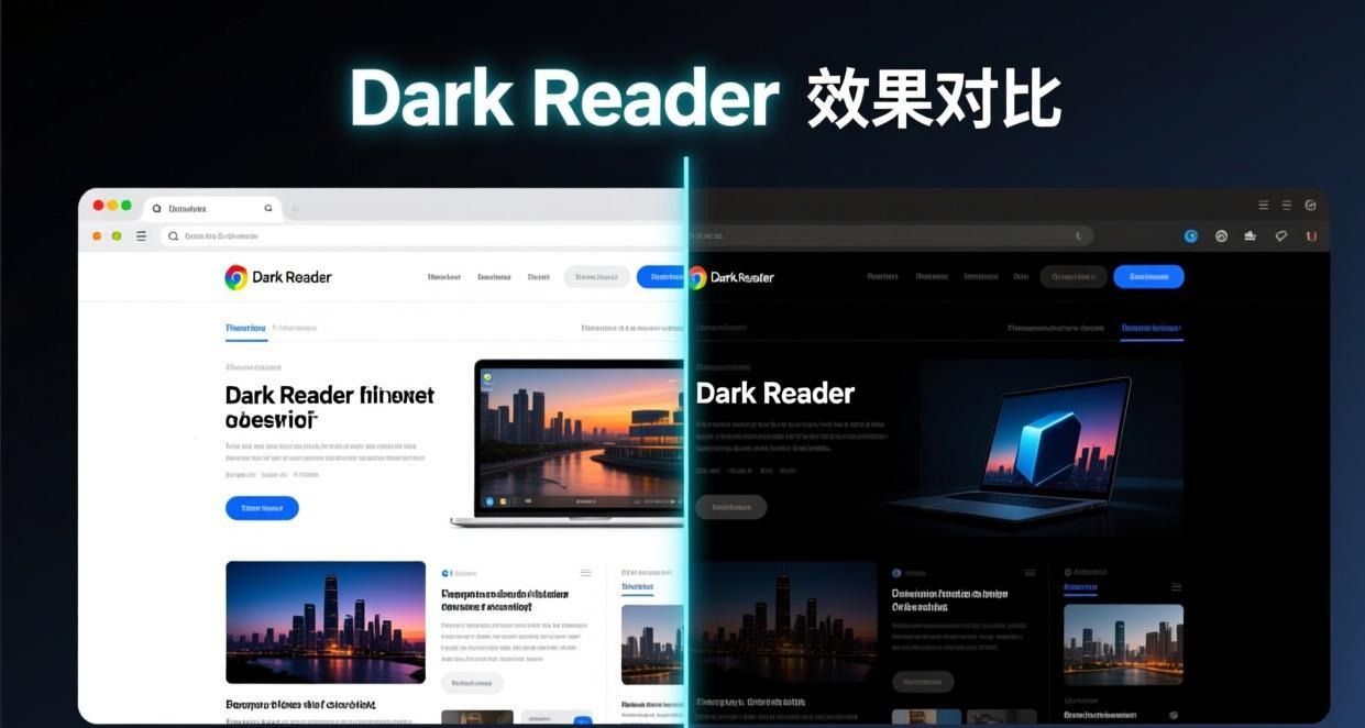 Dark Reader 扩展效果对比
