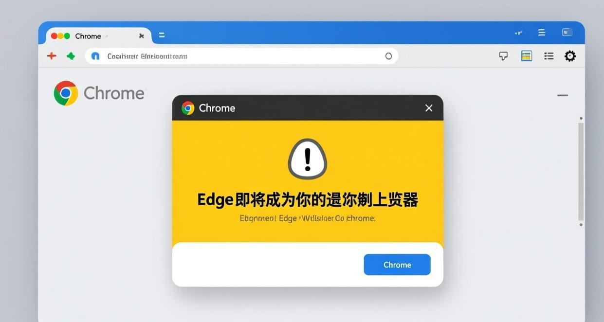 Chrome 默认浏览器被 Edge 篡改的提示