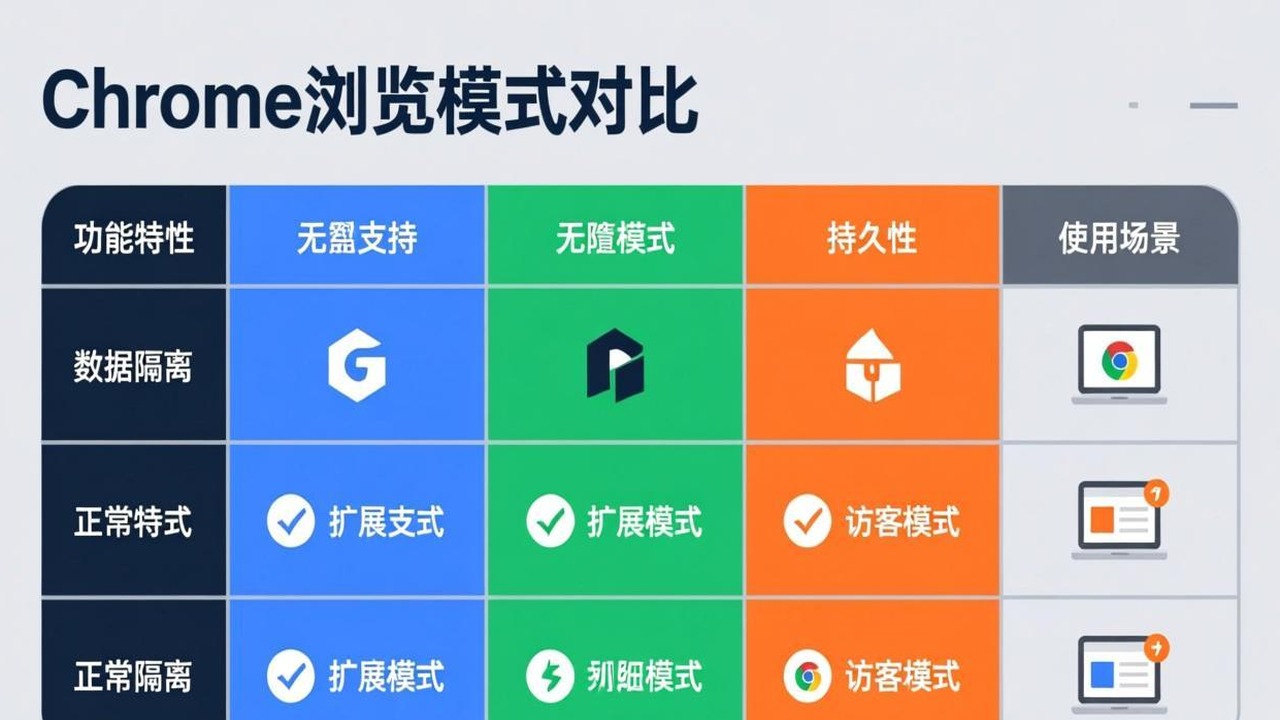 三种模式对比表格的截图,表格包含数据隔离、扩展支持、持久性、适用场景等维度