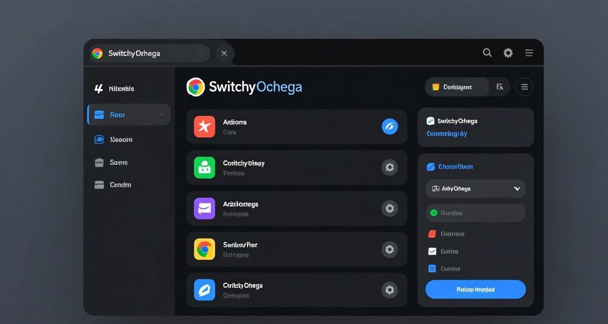 SwitchyOmega 扩展界面