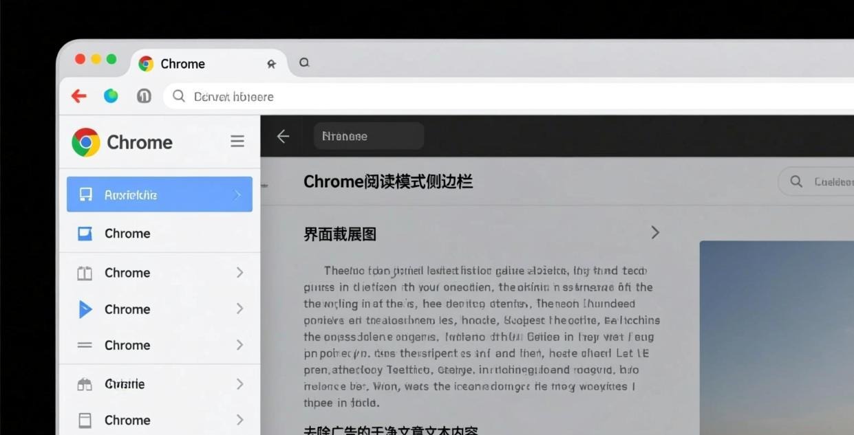 Chrome阅读模式界面