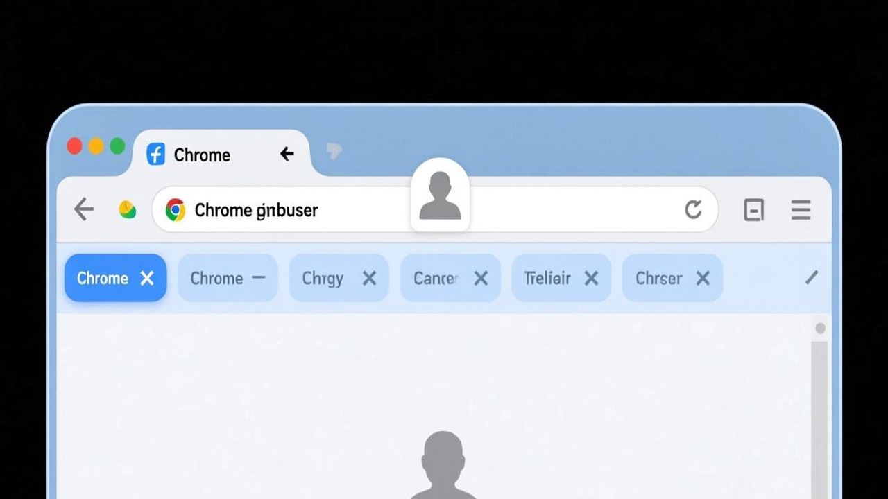 Chrome 访客模式窗口截图，显示地址栏中的访客图标和独立的标签页界面