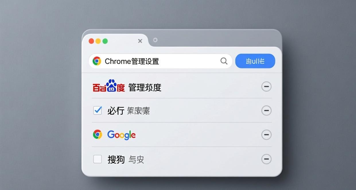 搜索引擎管理列表