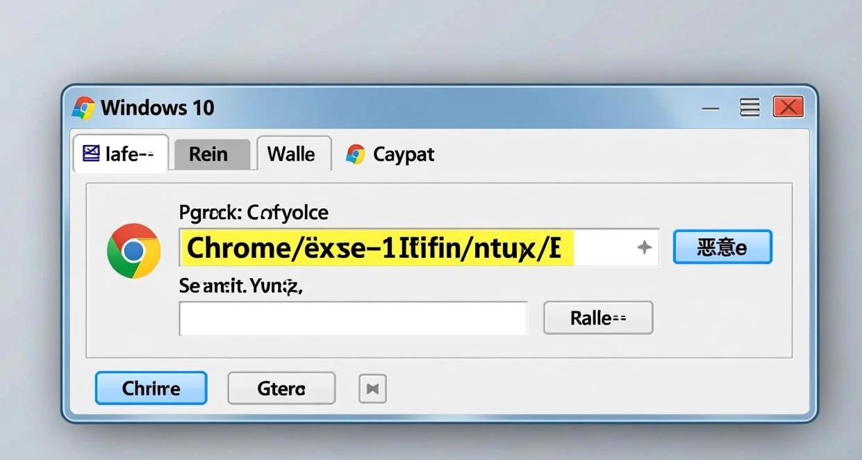 检查 Chrome 快捷方式目标路径